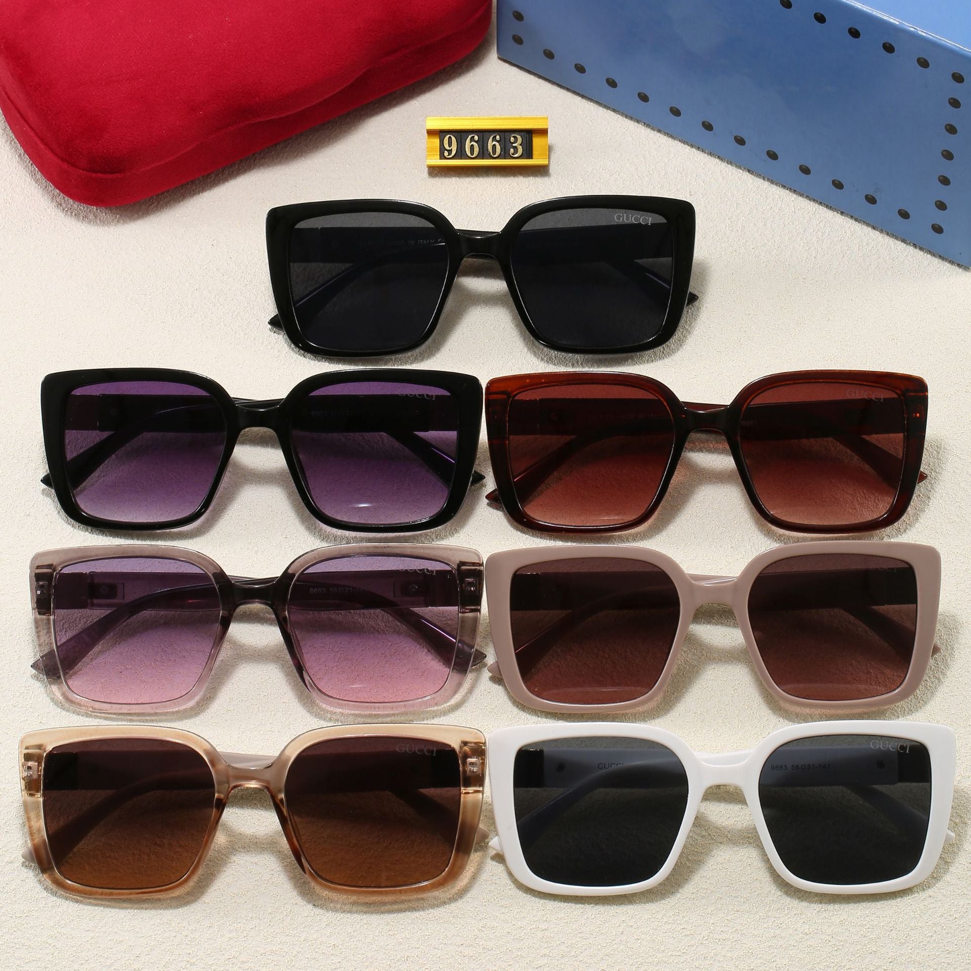 2025New Korean Style Unisex Square Sunglasses Travel Small Frame Sunglasses Internet Celebrity Fashion Personality High-end Glasses