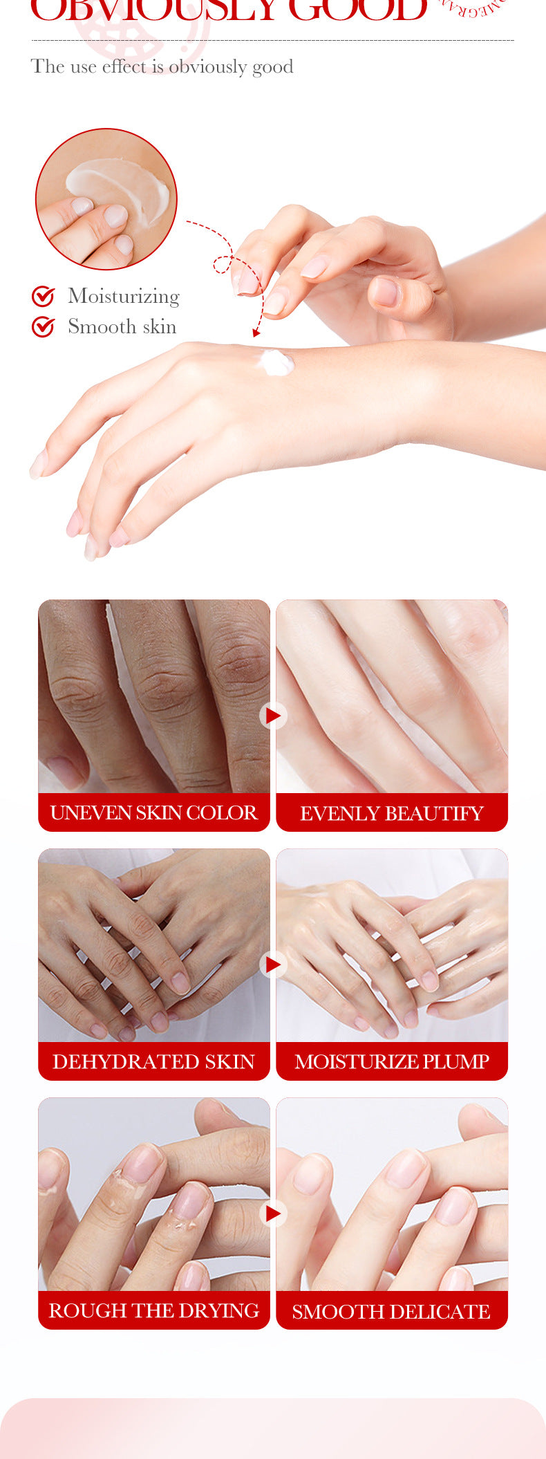 红石榴护手霜30克 SADOER 保湿滋润清爽护手霜 跨境外贸批发