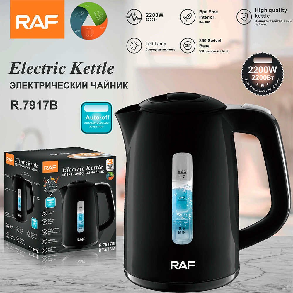 RAF Special Stainless Steel Electric Kettle for Office Health Care, Automatic Power-off, Anti-dry Boiling Kettle R7917