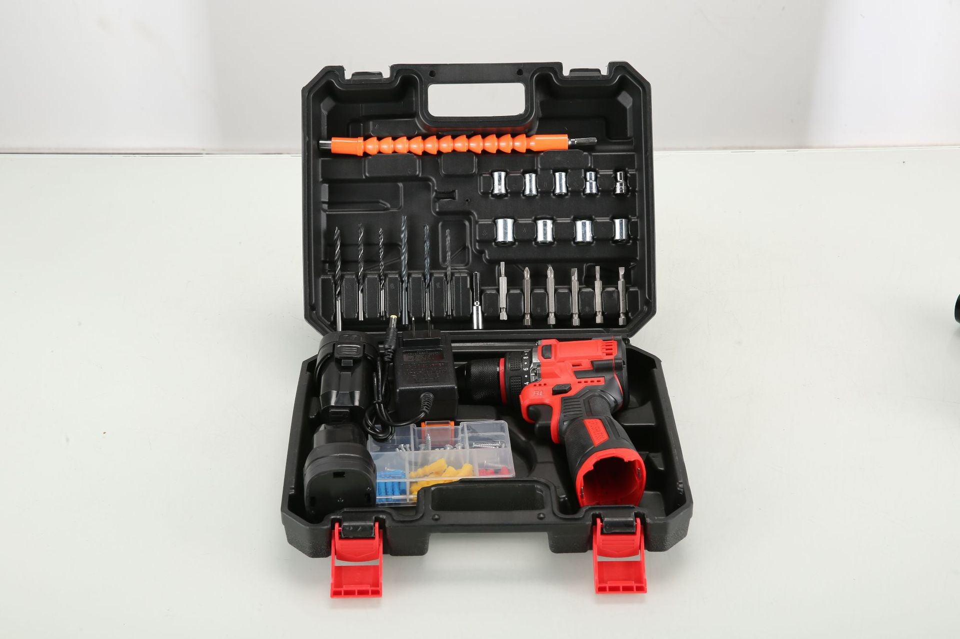 Wholesale Amazon New Rechargeable Household Electric Screwdriver Drill Lithium Battery Multi-Function Set Hand Drill