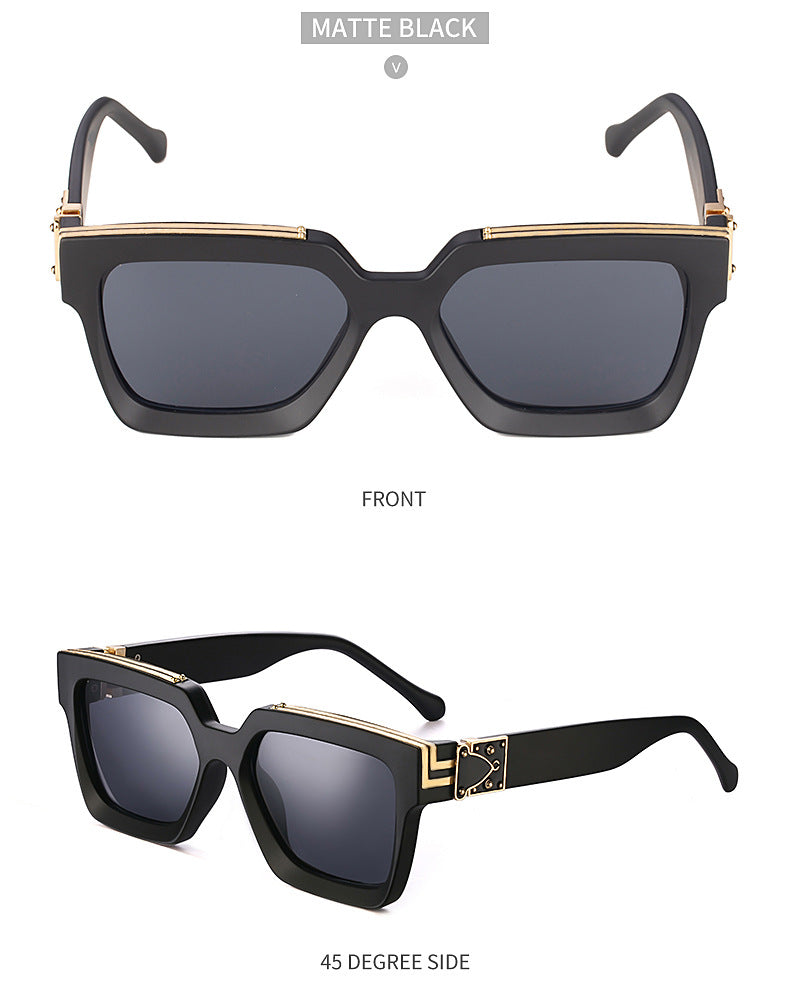 86229Small Frame Sunglasses for Women, European and American Style, Small Size, 0k Rich Man Same Style Sunglasses for Men, Trendy sunglasses