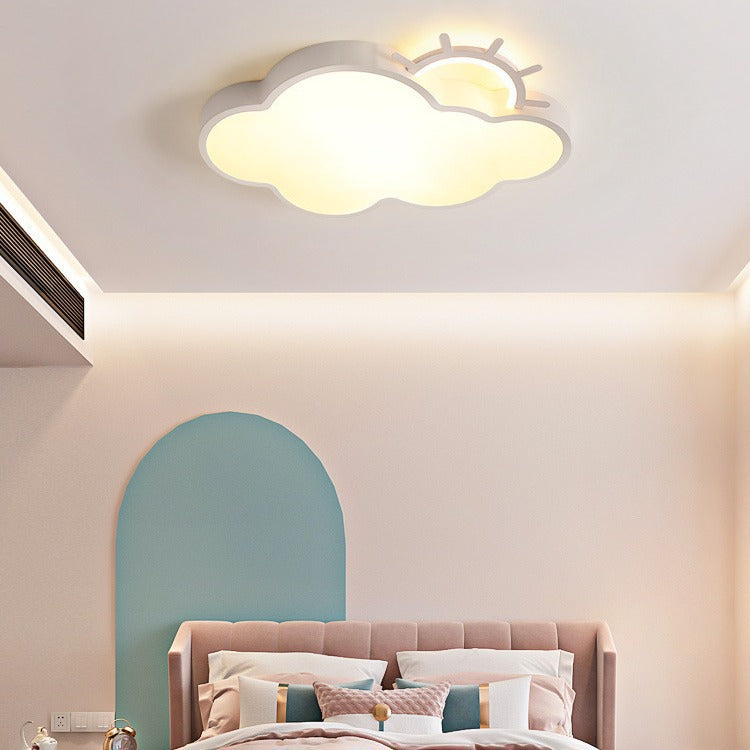 Cloud Lamp Full Spectrum Eye Protection Princess Room Children's Room Bedroom Lighting Personality Ceiling Lamp Modern Simple Cartoon