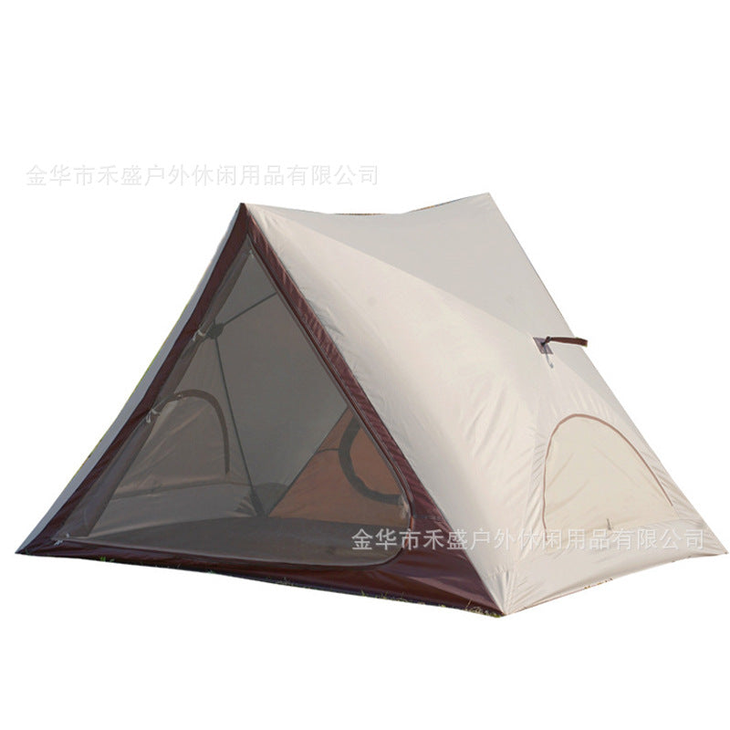 Beach Tent Portable Outdoor Camping Triangle Tent Automatic Quick Open Beach Tent Sun Protection Beach Tent