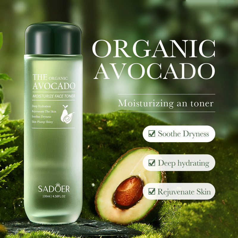 Avocado Toner130ml SADOER Hydrating Moisturizing Lotion Cross-Border Wholesale