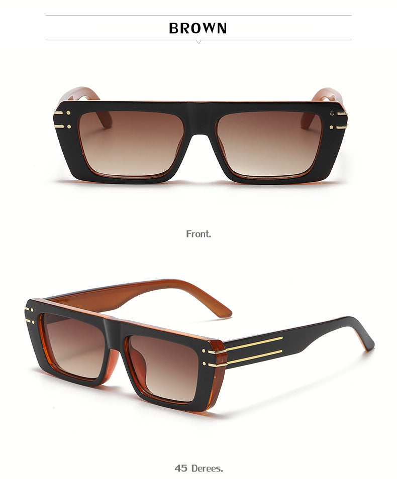 European and American Style Small Frame Sunglasses for Women Fashion Square Frame Sunglasses for Men Wholesale sunglasses