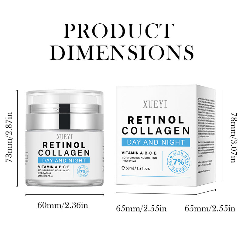 Oil Control Moisturizing Collagen Retinol Face Cream Brightening Skin Tone Hydrating Anti-Wrinkle Firming Face Cream