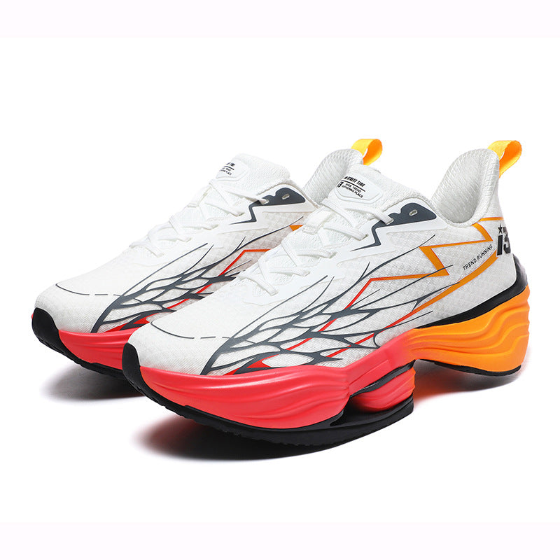 Foreign Trade Professional Marathon Training Sports Shoes Men's Trendy Shoes Couple's Casual Versatile Comfortable Cushioned Running Shoes