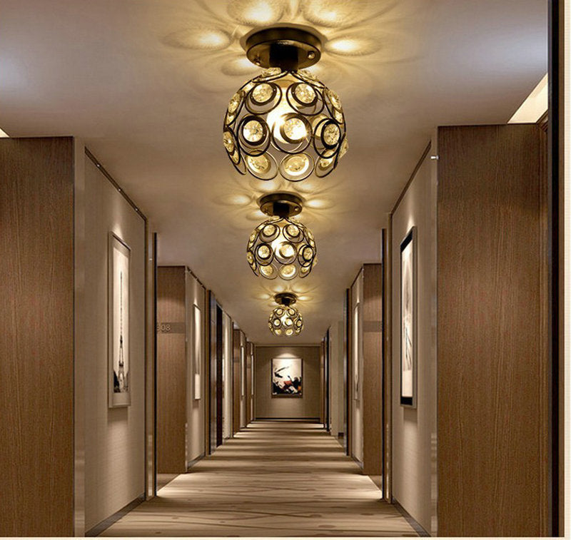 Export Simple Restaurant Crystal Pendant Light Single Head3Headboard Pendant Light Dining Table Bar Crystal Pendant Light Wholesale