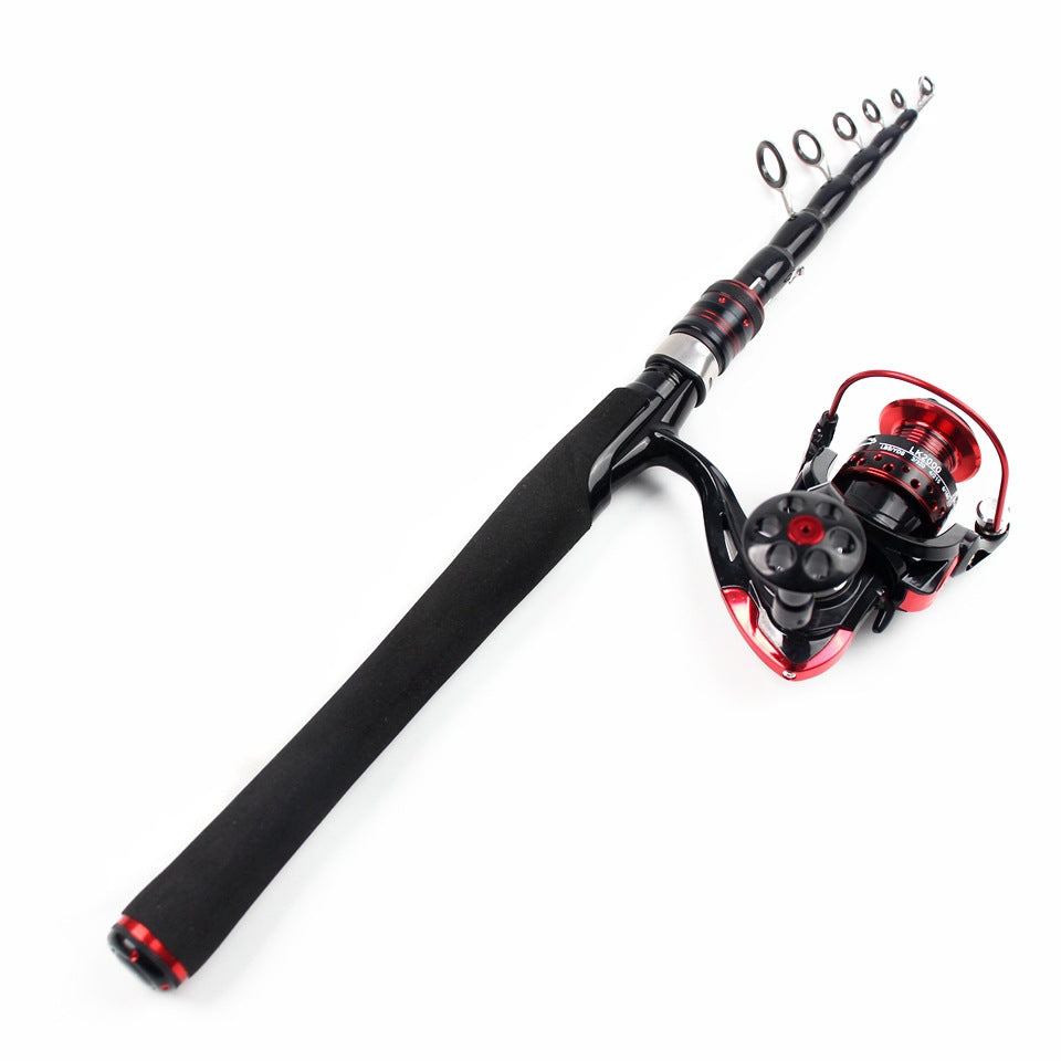 Ultra-short Portable Telescopic Lure Rod Carbon Short Sea Rod Retractable45Centimeter Fishing Gear Manufacturer Wholesale Fishing Rods