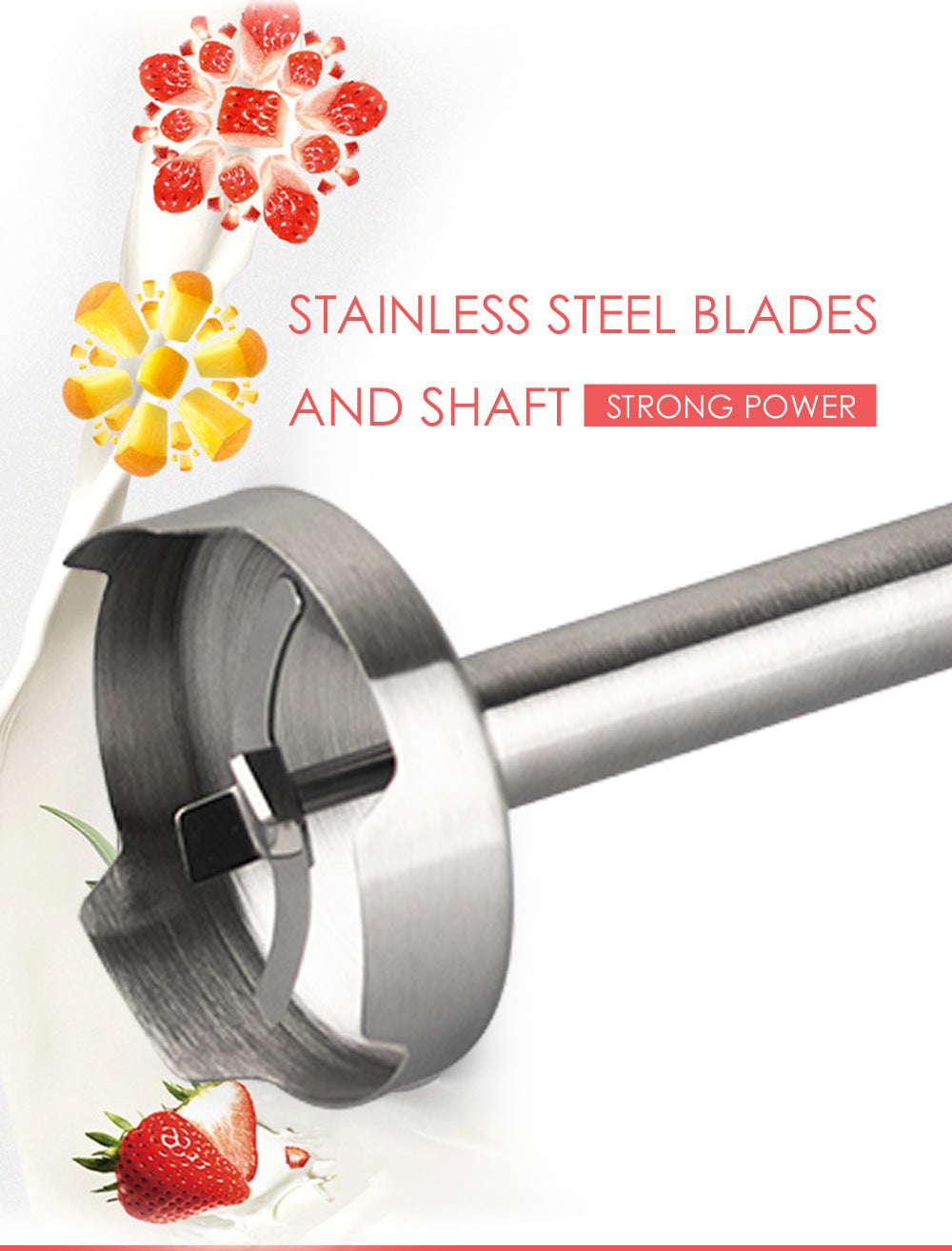 EU Standard Multifunctional Kitchen Handheld Ice Crusher Baby Food Electric Stirring Stick Food Processor Juicer