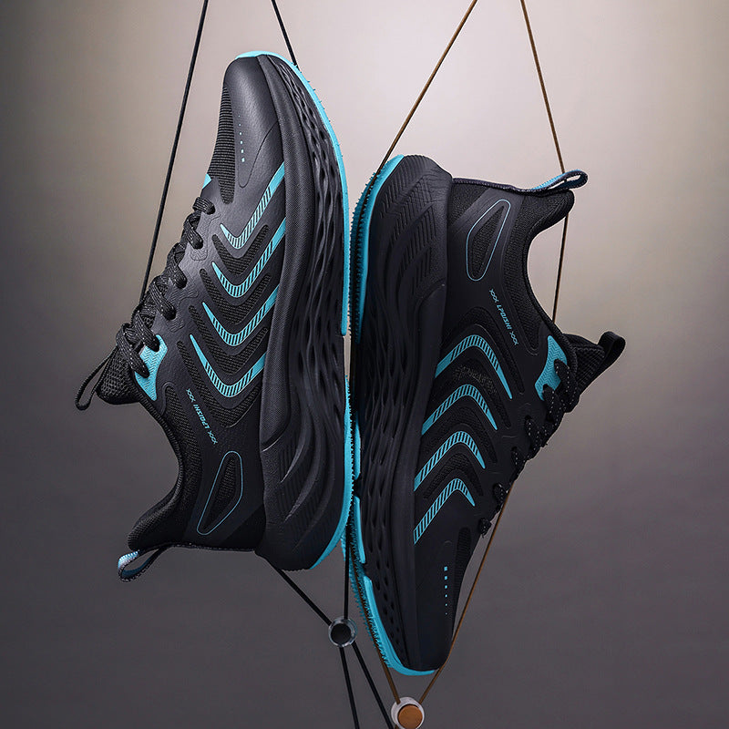 2025New Men's Shoes Lightweight Running Soft Sole Breathable Non-Slip Odor-Resistant Men's Mesh Outdoor Casual Shoes Sports Shoes