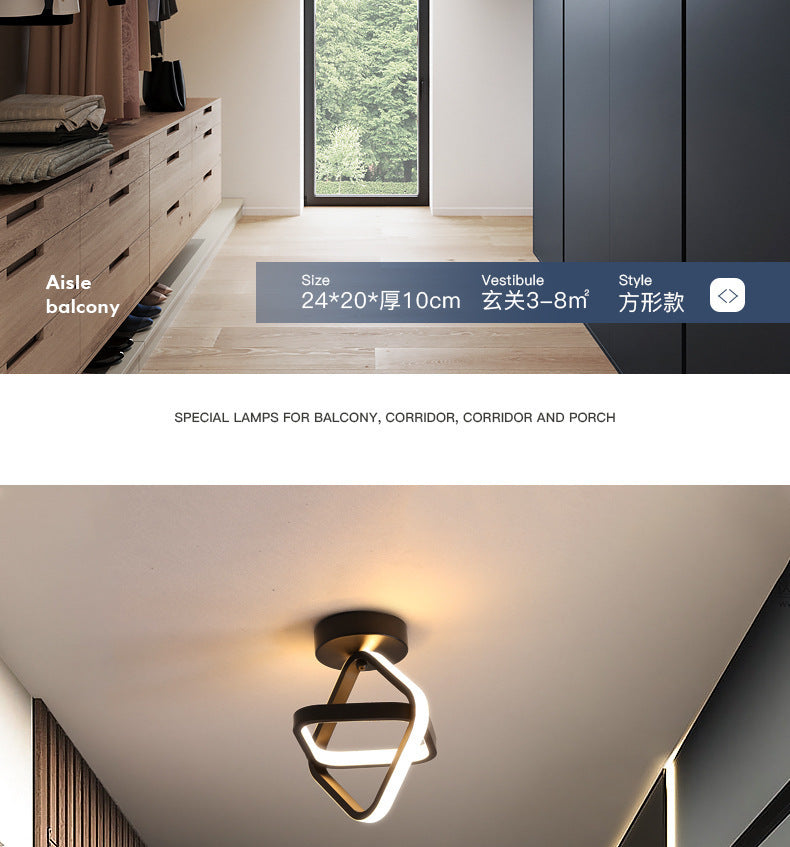 exclusive aisle lights balcony lights LED Modern Minimalist Nordic Creative Personality Cloakroom Living Room Entrance Light