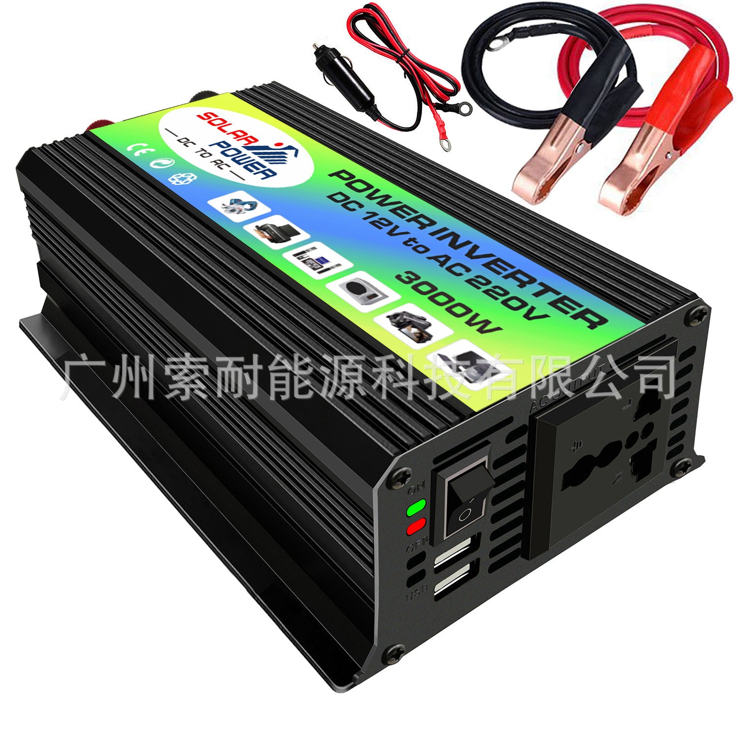 Automobile and Motorcycle Parts Car Converter Car Inverter300W Car Inverter Power Supply12V Turn110V/220V