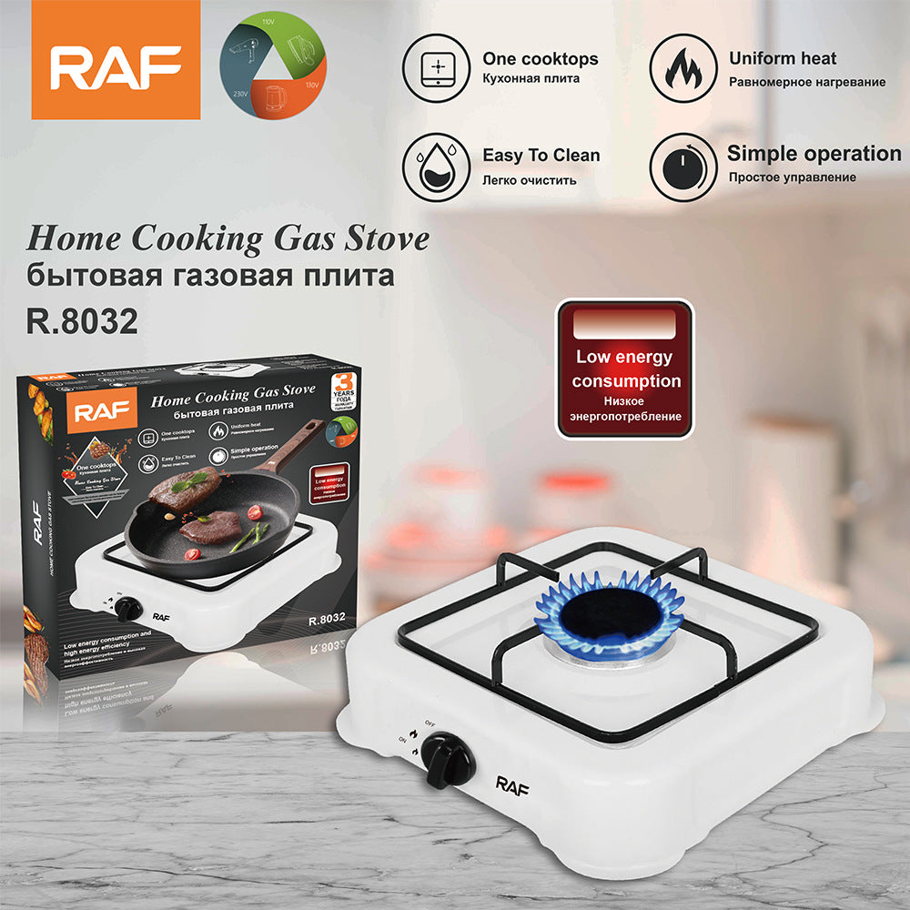 RAF European Standard Double Burner Gas Stove Small Household Appliance Multifunctional Household Small Electric Stove Wholesale R.8032