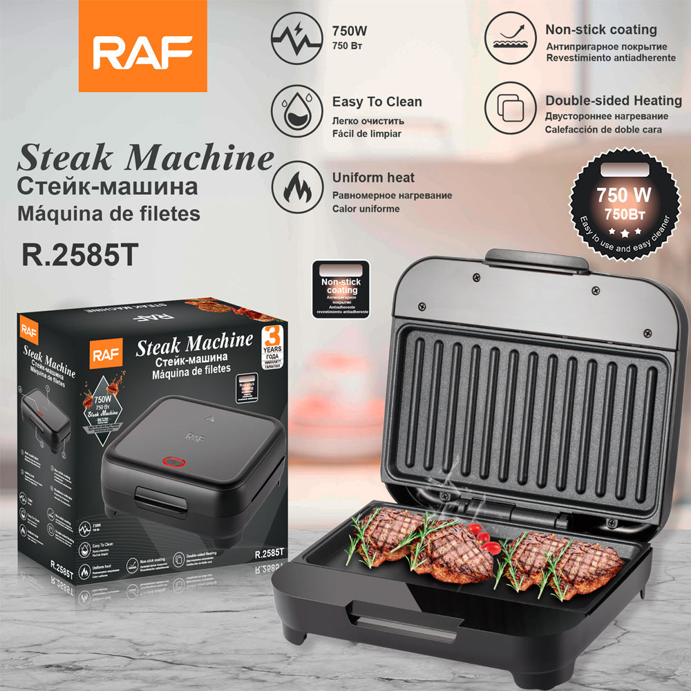 RAF European Standard Household Steak Maker Breakfast Maker Sandwich Maker Toaster Multifunctional Grill2585