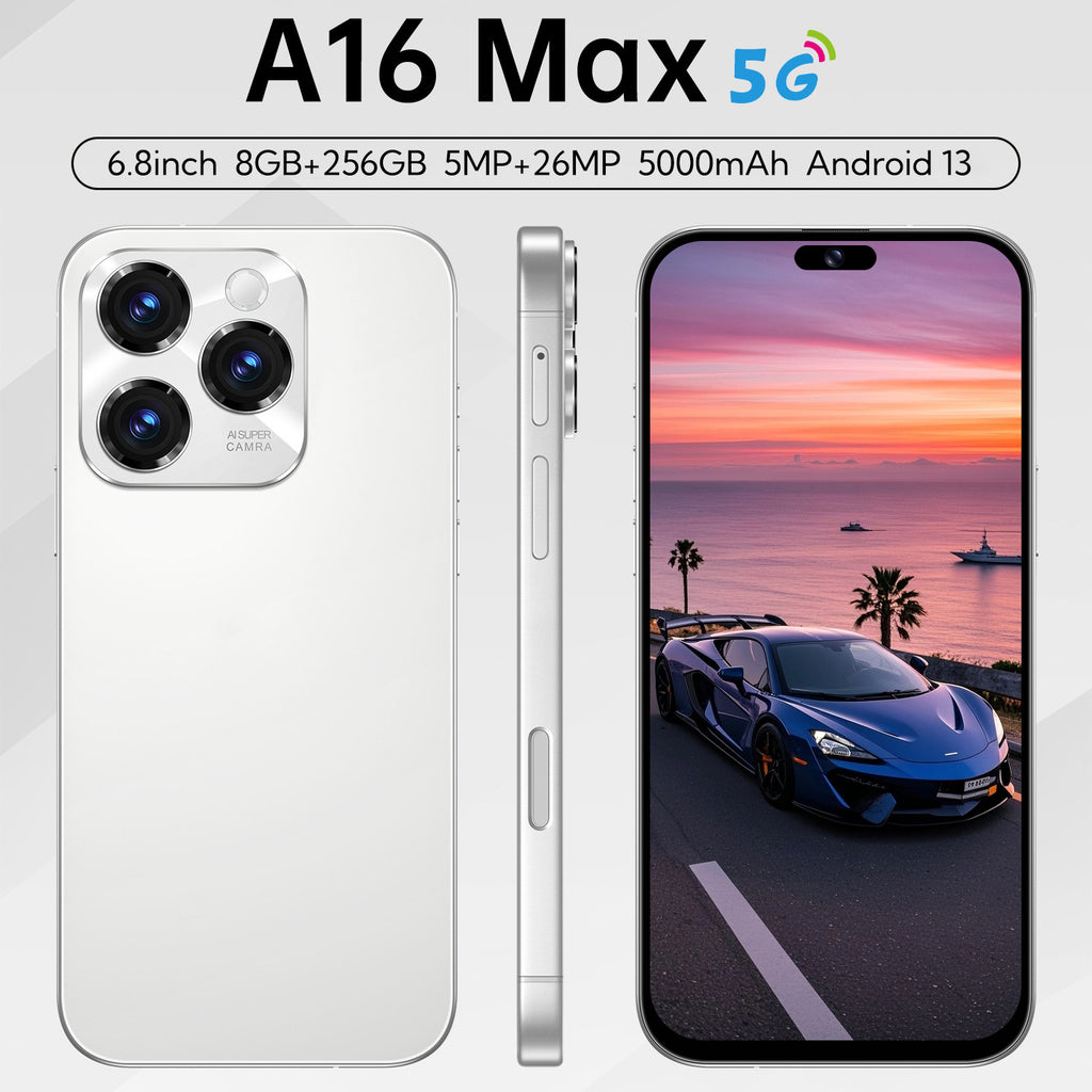 Hot selling product A16 Max Android Smartphone16+1T Factory Direct Sales Mobile Phone Available