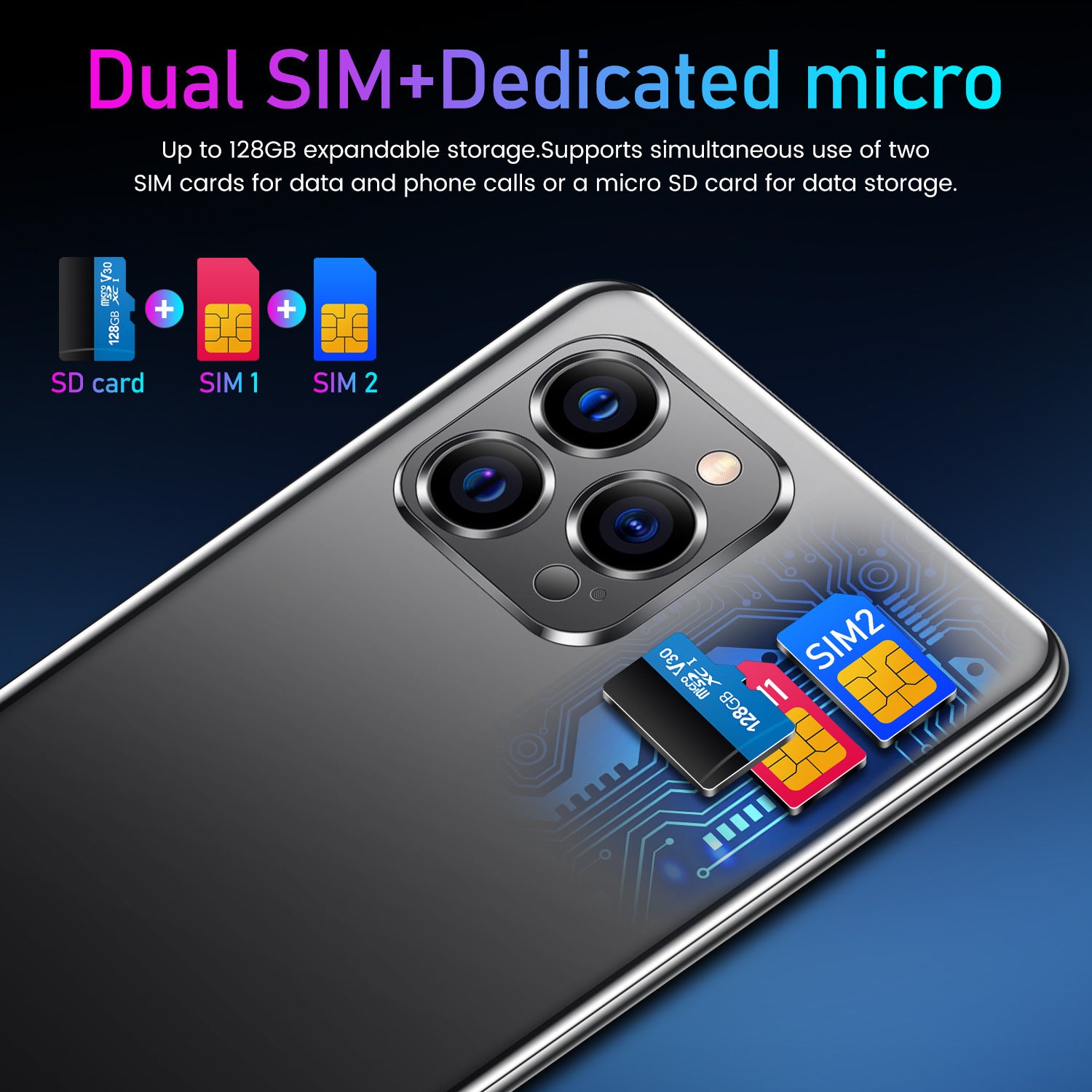 Exclusive Supply Ai12 pro Smartphone6.5Large Screen Android Phone Black Technology Hot-Selling Wholesale