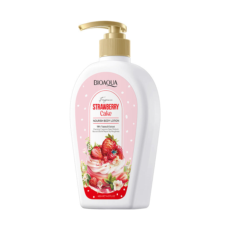 Full English Strawberry Nourishing Body Lotion400ml BIOAOUA Moisturizing Body Lotion  Wholesale
