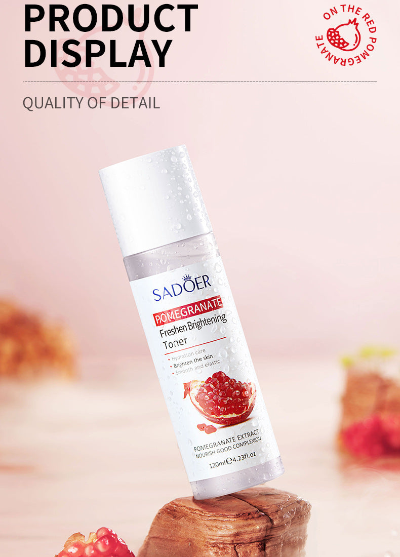 Red Pomegranate Skincare Set SADOER Hydrating Moisturizing Cleansing Nourishing  Wholesale