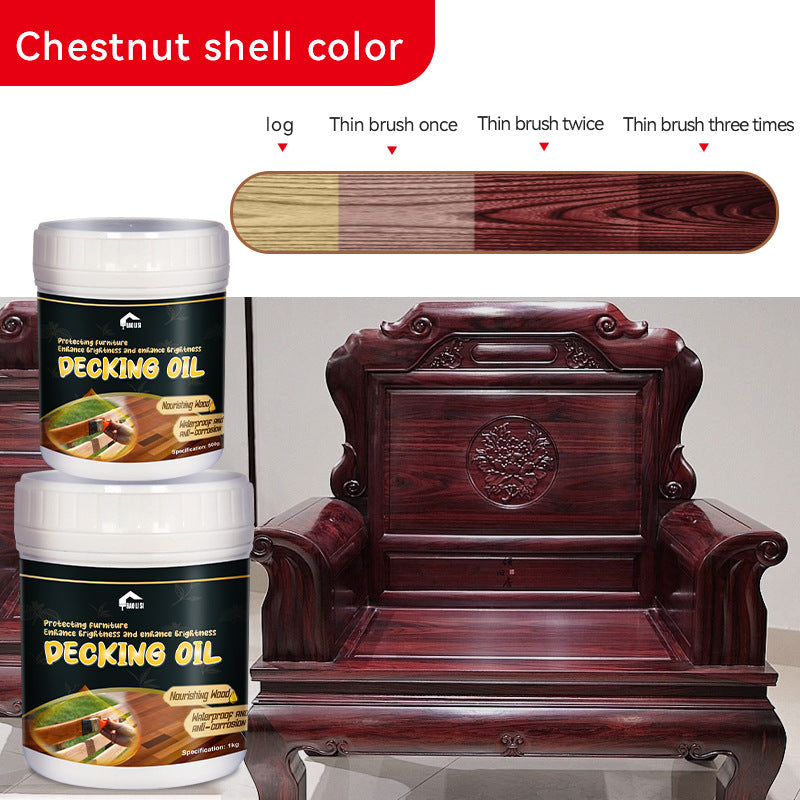 baolisi Water-based Wood Wax Oil Indoor Tables and Chairs Doors and Windows Furniture Renovation Color Change Transparent Wood Latex Paint Coating