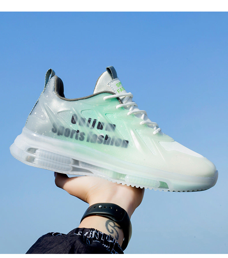 2025Summer New Fashion Luminous Trendy Shoes Casual Breathable Comfortable Men's Shoes Non-Slip Wear-Resistant Sports Running Shoes