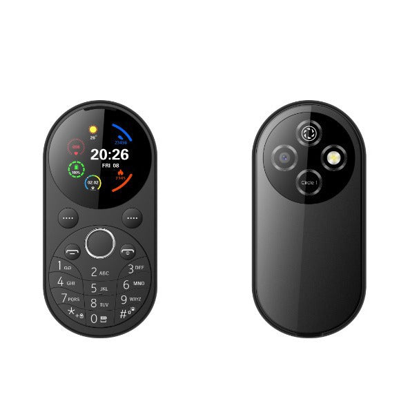 1.771-inch Round Mini Functional Phone for Elderly Dual SIM Dual Standby Backup Elderly Phone Wholesale
