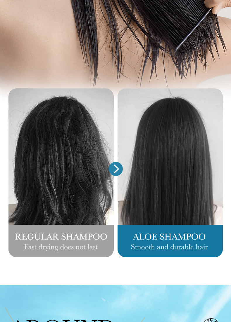 Aloe Vera Shampoo500ml SADOER Hydrating, cleansing, refreshing conditioner  foreign trade wholesale