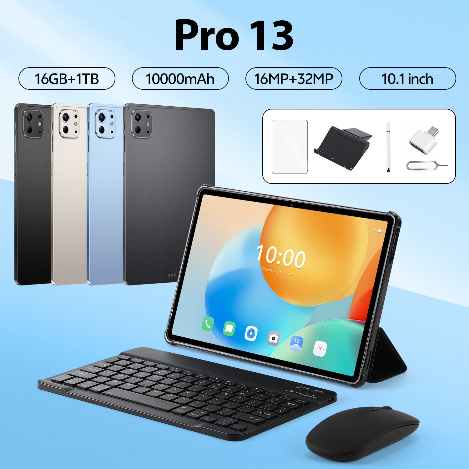 Pro13Tablet Pc5G Plug-in Card Full Netcom Google Store APP Download Video Call Photo Learning Machine