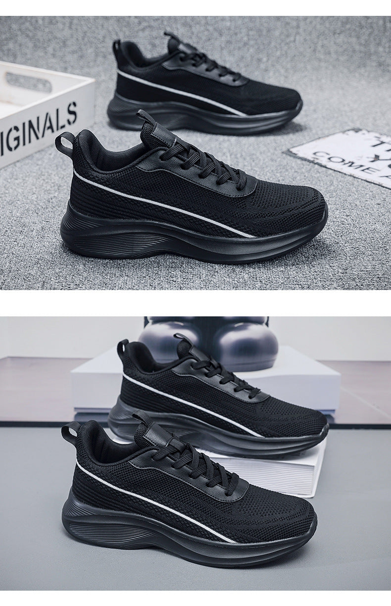 2025Spring and Autumn New Style Foreign Trade Casual Fashion Men's Shoes Breathable Trendy Versatile Comfortable Sports Running Shoes