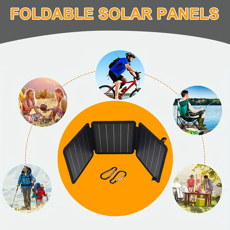 Factory Direct Sale 15W Monocrystalline 70% off Pack Dual Output Port Outdoor Portable Emergency Solar Charging Panel Waterproof Durable