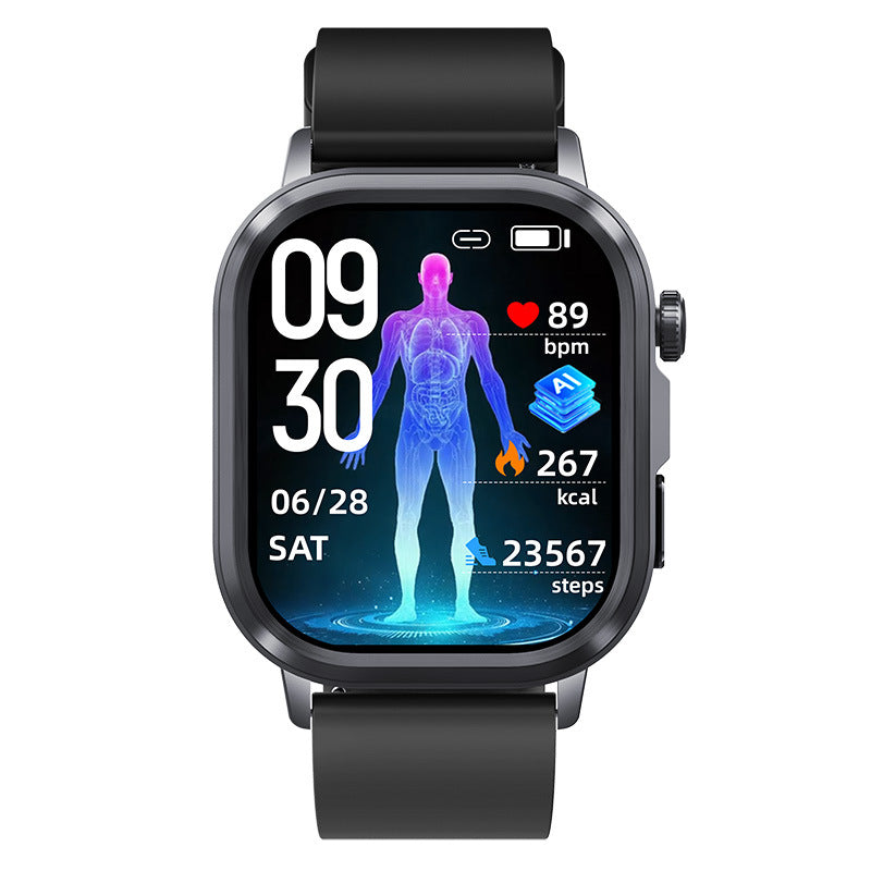 et573AI ECG Smart Health Management Watch Non-Invasive Blood Sugar Uric Acid Blood Lipid Monitoring Smart Watch