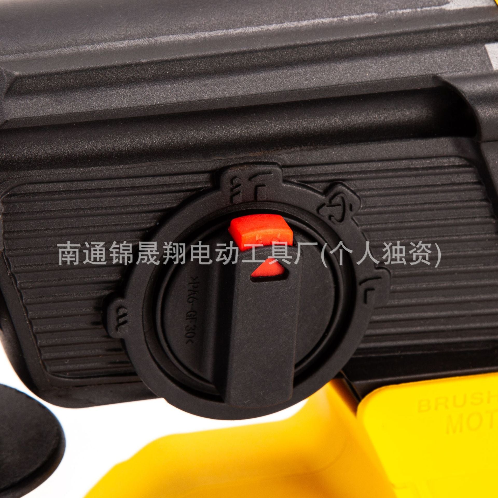 Brushless Cordless Electric Hammer Impact Drill Lithium Battery Multi-Function Cordless Hammer Drill Electric Pickaxe Power Tool