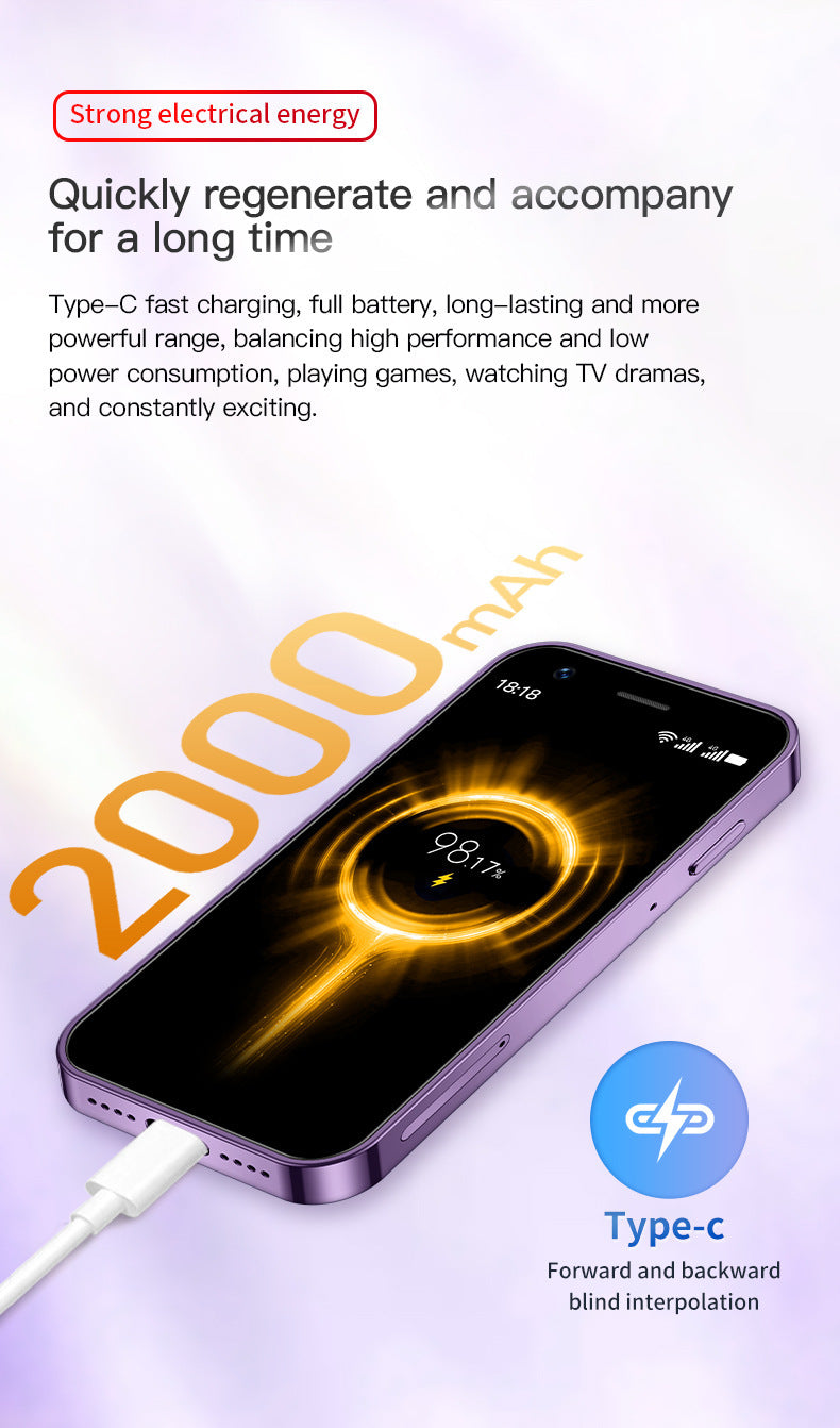 XS16All Netcom4G Mini Mobile Phone Ultra Small Pocket Four Core Android Smart Phone Google