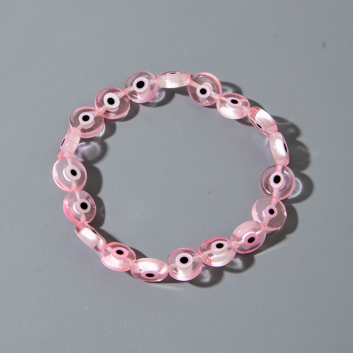 European and American Ornament Bohemian Devil's Eye Beaded Bracelet  Fashionable and Unique Eye Elastic Bracelet Wholesale