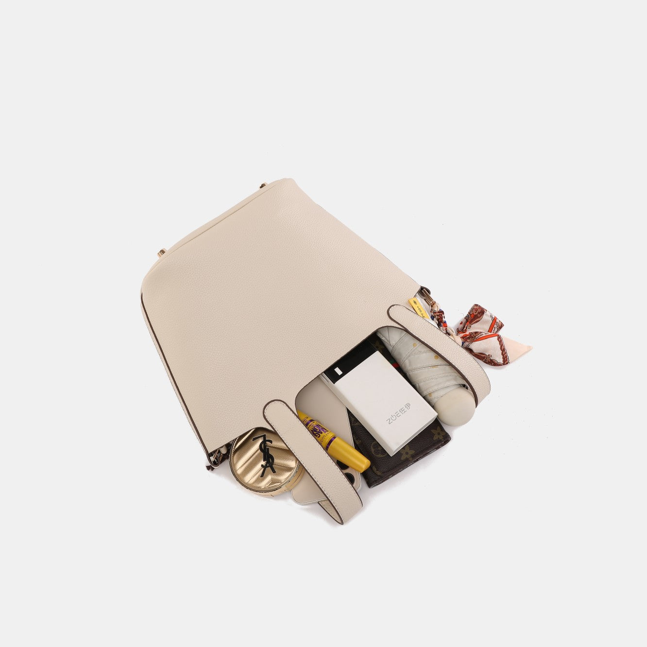 European and American Large Capacity Handbag Classic Fashion Women's Bag Niche Versatile Trendy Lychee Pattern Basket Shoulder Crossbody Bag