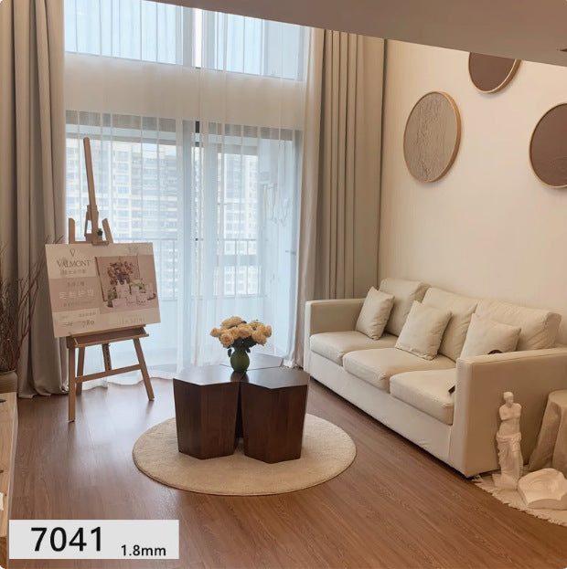 PVC Self-Adhesive Plastic Floor Stickers for Commercial Use in Bedrooms and Hallways, Indoor Renovation, Special for Cement Floors, Waterproof and Wear-Resistant