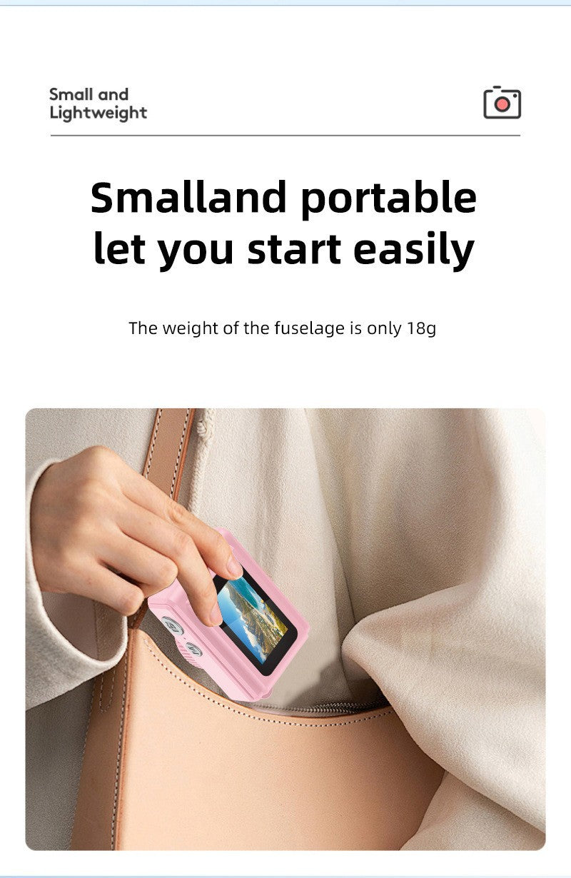 New0.96Inch Mini1080P High Definition Portable Card CCD Digital Camera Student Campus Travel