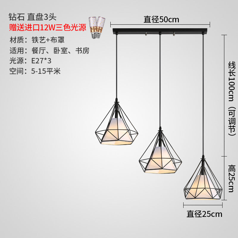 Dining-room lamp2025New Year's Postmodern Pendant Light Living Room Light Modern Simple Bedroom Light Dining Room Bar Pendant Light