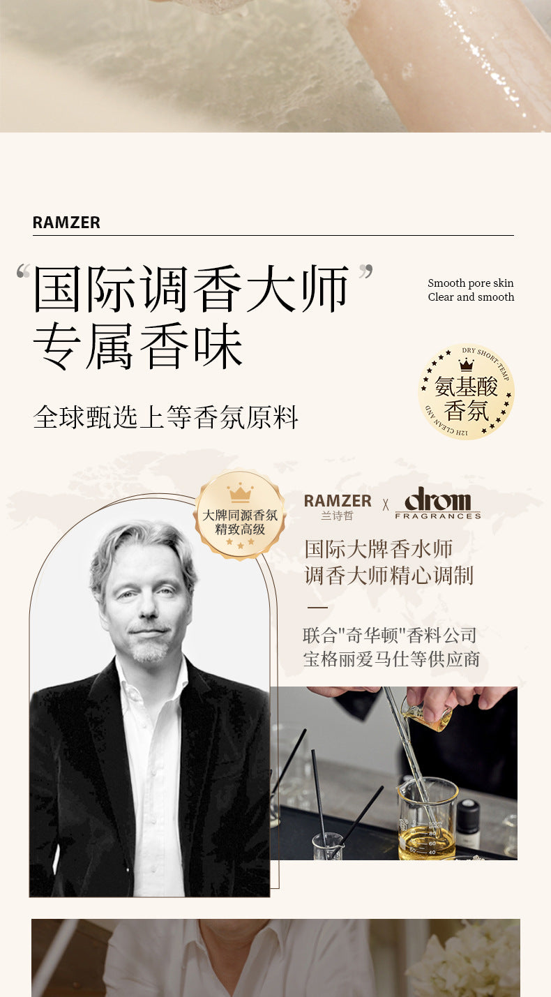 Large Capacity Shower Gel Amino Acid Moisturizing2kg Smooth Fragrance Body Wash Export Manufacturer Wholesale