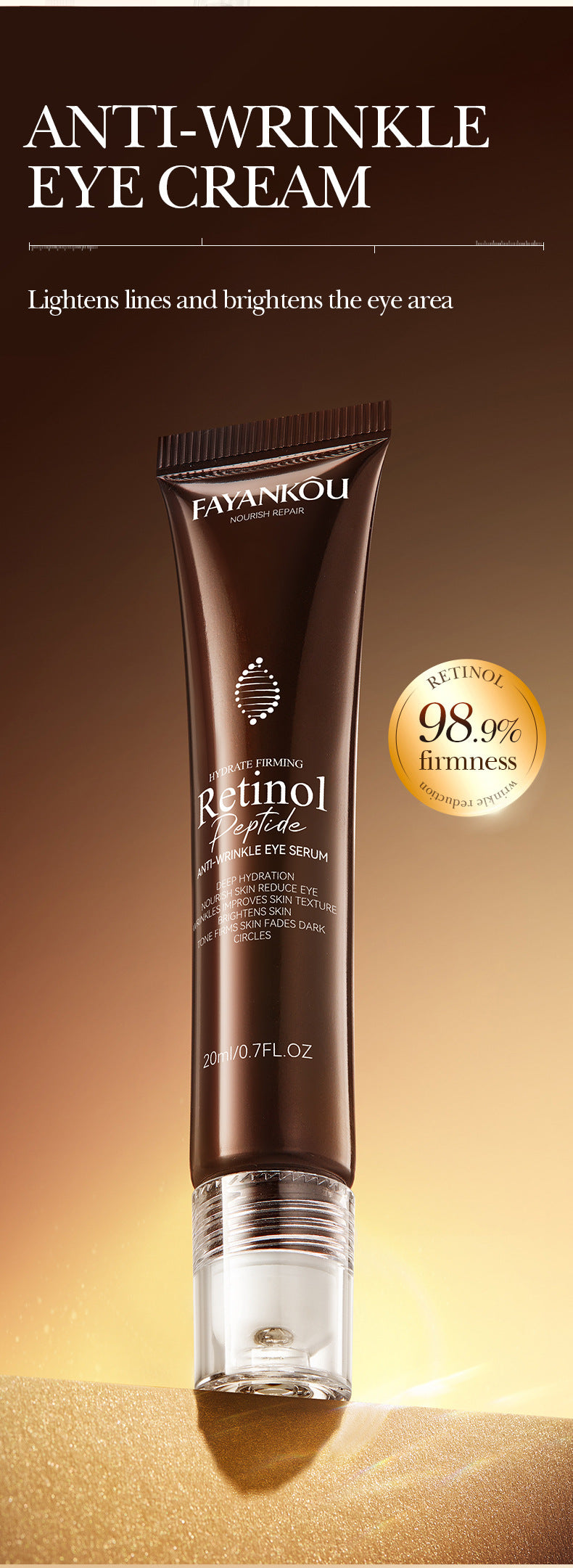 Full English Retinol Peptide Skincare Series  FAYANKOU Amino Acid Facial Cleanser  Wholesale