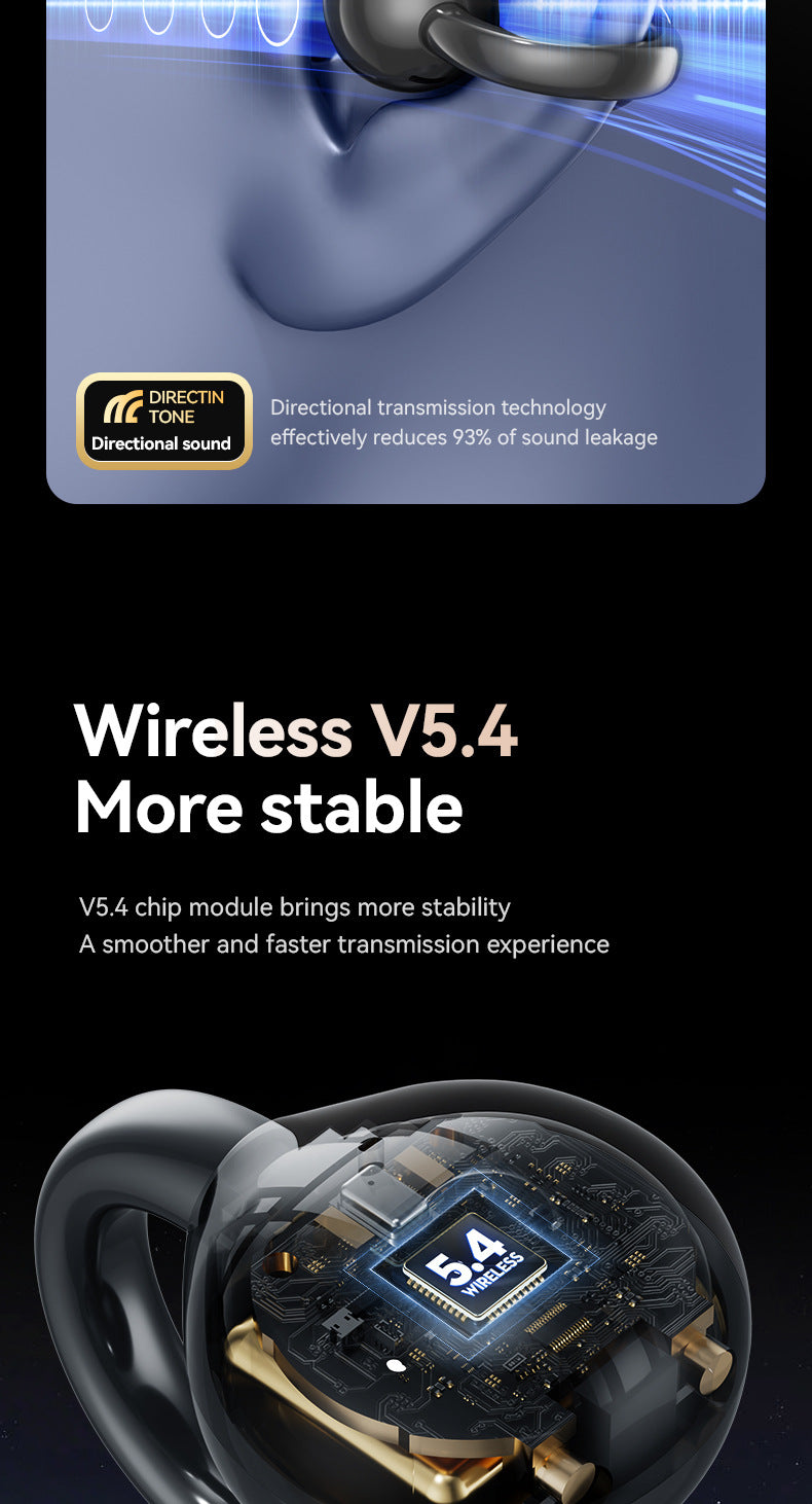 M100Hot-selling Popular Clip-on Touch Smart Color Screen High-Quality Bluetooth Earphones Wholesale from Factory Source