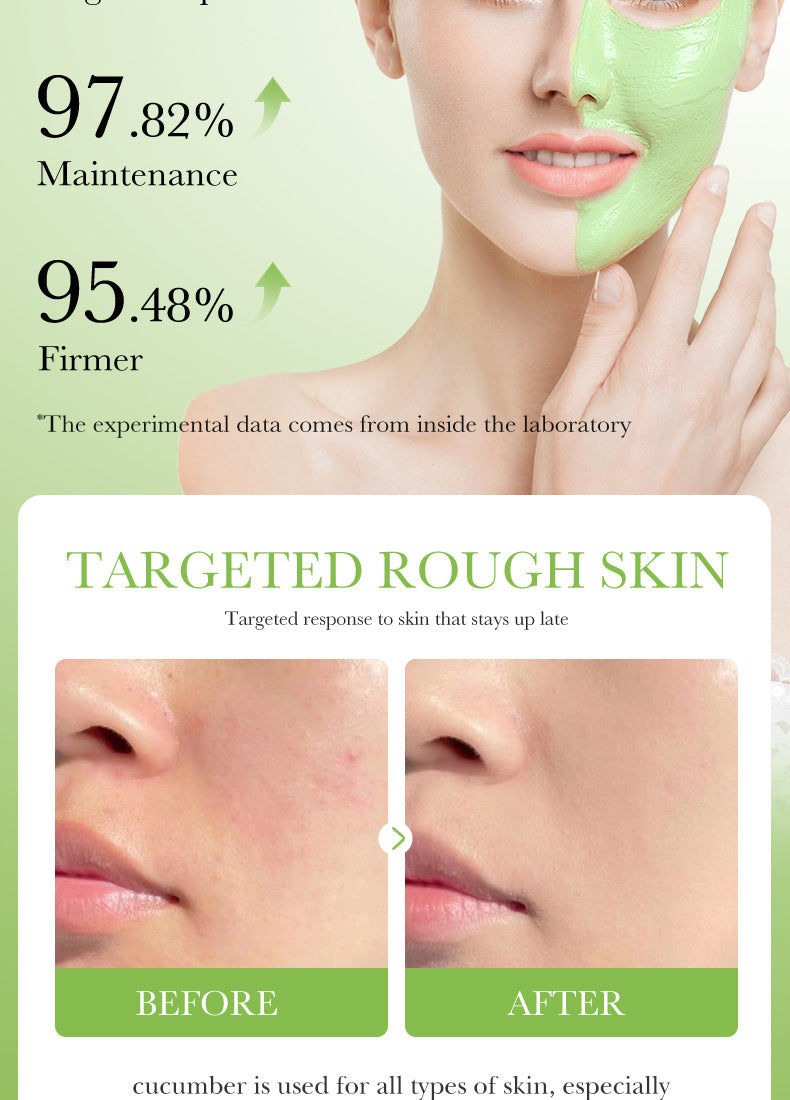 Cleansing Mask BIOAOUA Cucumber Pore Cleansing Smear-On Portable Mud Mask  Foreign Trade Wholesale