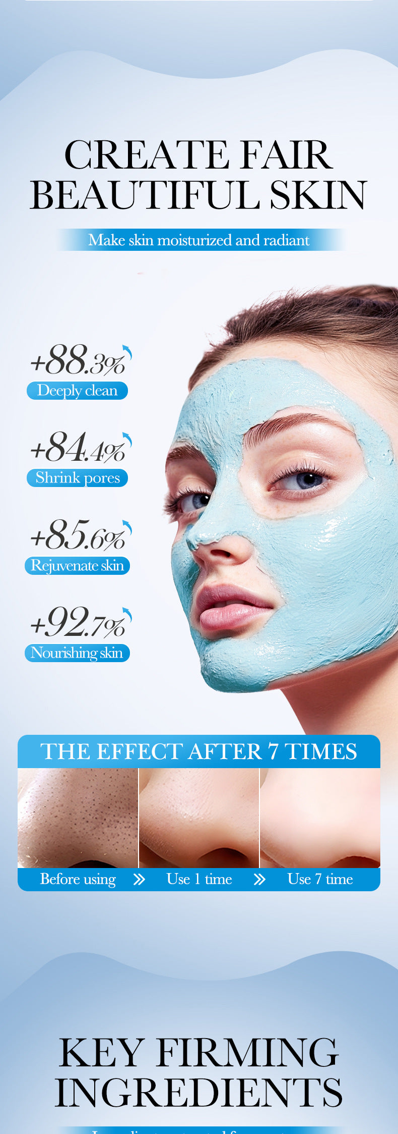 Marine Care Mud Mask Stick40g Cleansing and Firming Facial Mud Mask Foreign Trade Skin Care Products Wholesale