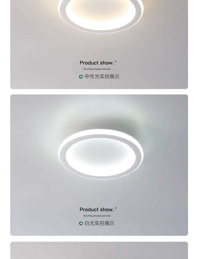 Entryway Hallway Light Modern Minimalist Corridor Balcony Ceiling Light Creative Minimalist Square Round Cloakroom Light