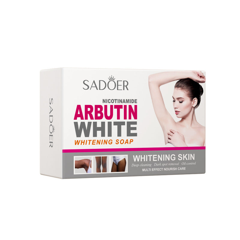 Full English Kojic Acid Whitening Soap100g SADOER Clean Bathing Facial Soap Handmade Soap  Wholesale