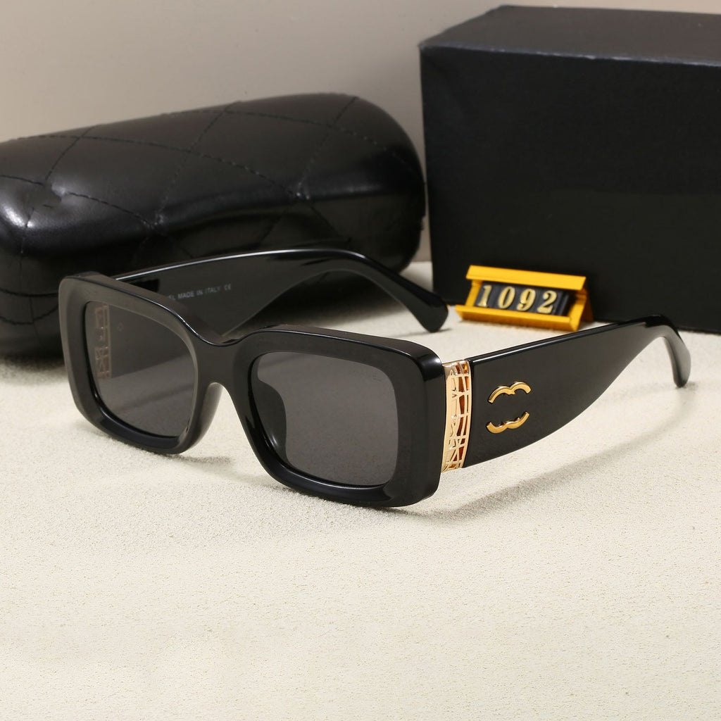 New Chanel-style Sunglasses ins Feng Xiaohong Book Internet Celebrity Same Style Personality Square Frame Fashion Sunglasses for Women