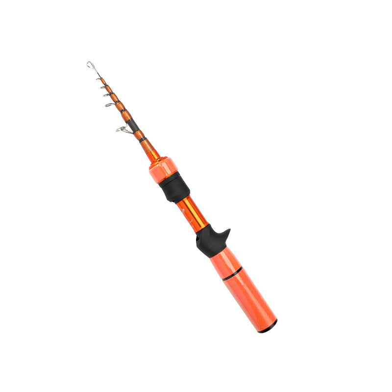 Ultra Short Mini Micro Rod Telescopic Lure Rod Portable Multi-Section UL Stream Mouth Rod Micro Lure Rod