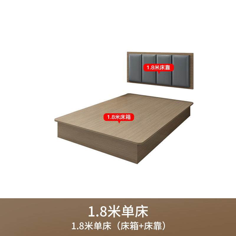 Hotel Bed Hotel Furniture Standard Room Full Set B&B Express Hotel Apartment Single and Double Bed B&B Guest Room Special Bed