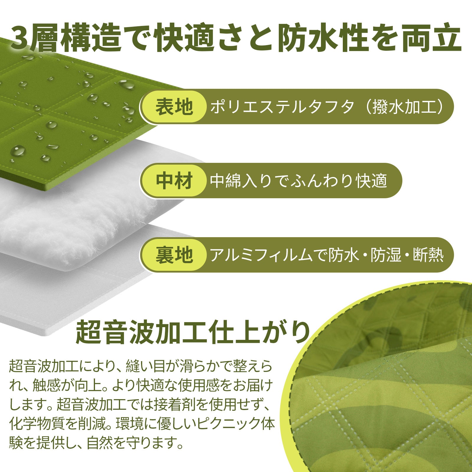 New Moisture-Proof Mat Outdoor Camping Thickened Picnic Mat Graffiti Style2*2Mi Ultrasonic Tent Mat