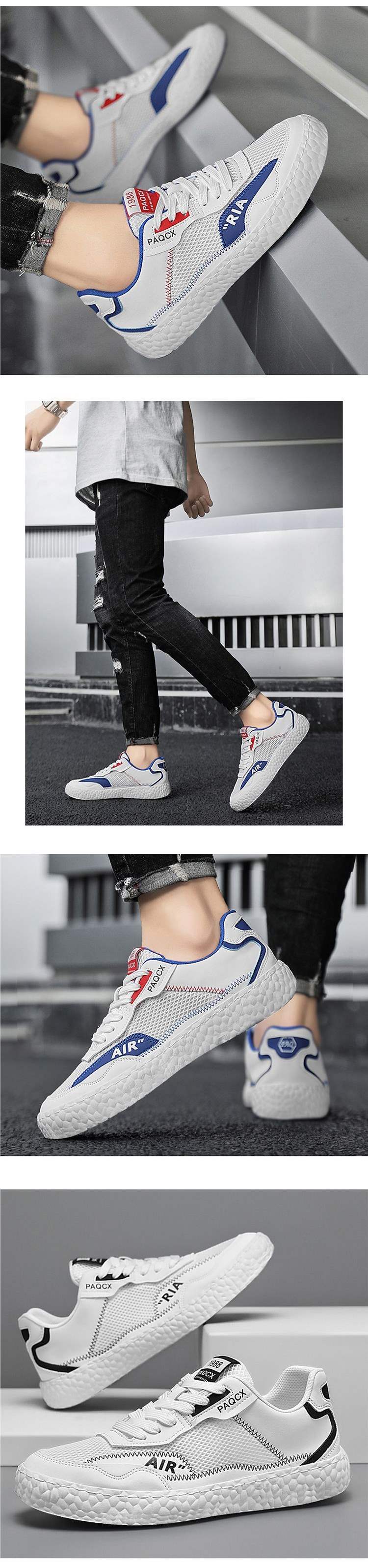 High-Value Couple Style Summer Breathable Trendy Shoes Internet Celebrity Genuine Round-Toe Casual Sneakers for Middle School Students